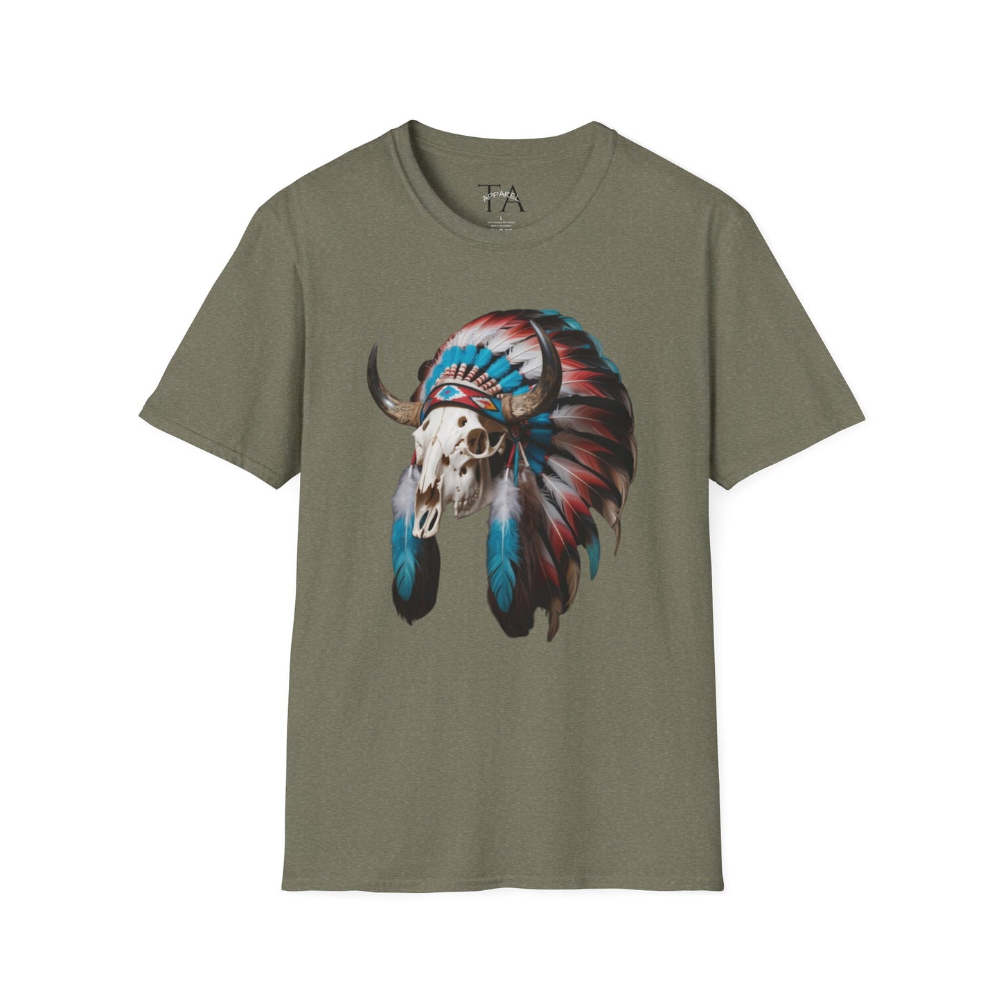 Native American Tribal Skull T-Shirt