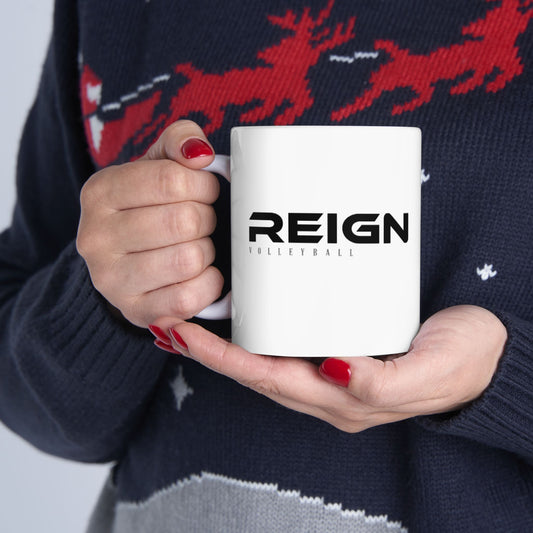 Reign Volleyball Ceramic Mug, Volleyball Gift, Sports Mug, Team Gift, Volleyball Fan Mug, Coach Gift, Volleyball Mom Mug