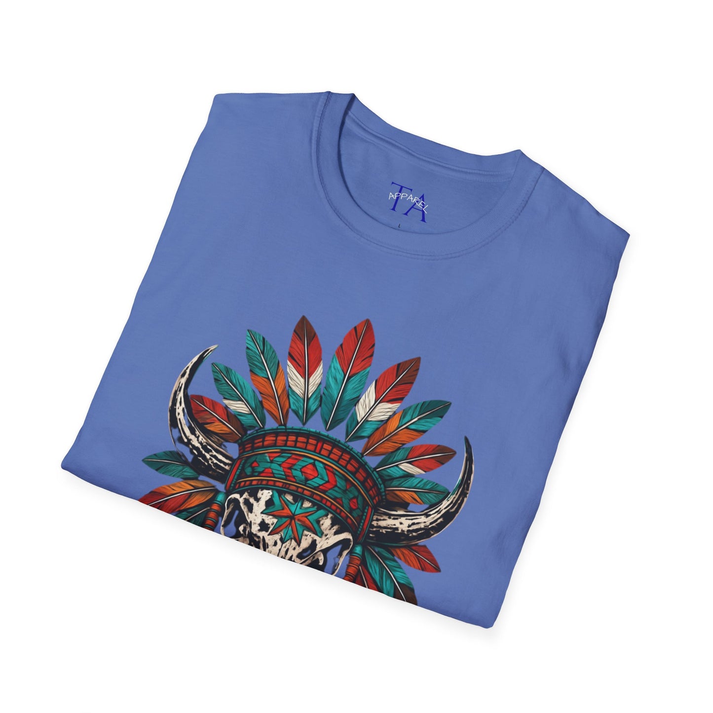 Native American Bull Skull Unisex T-Shirt