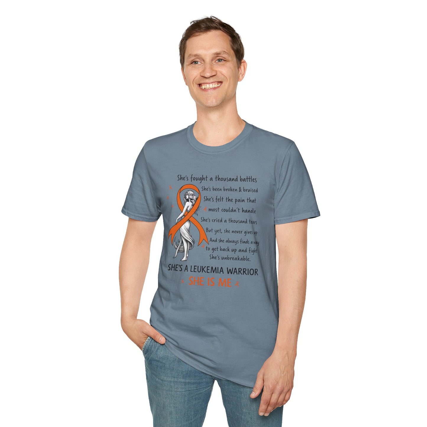 Leukemia Warrior T-Shirt - Unisex Softstyle Support Apparel