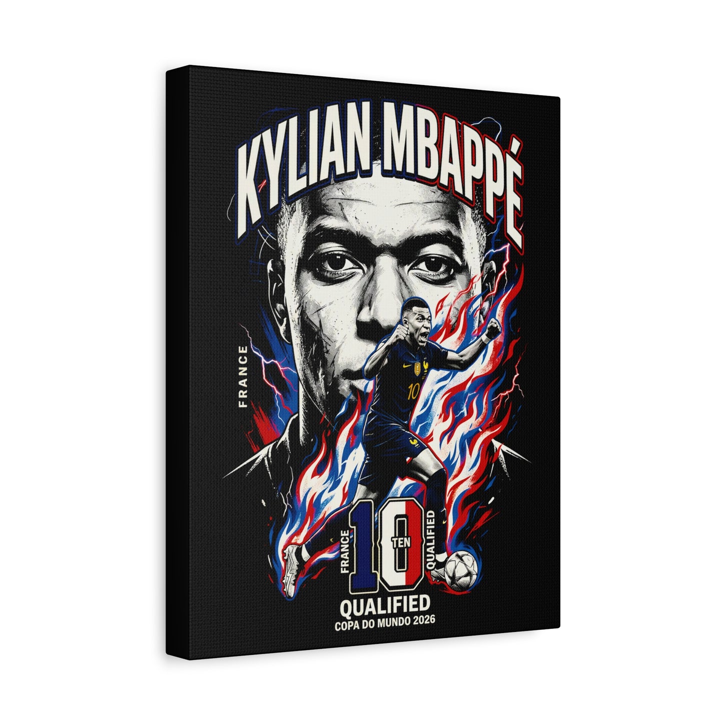 Mbappe - Matte Canvas, Stretched, 1.25"