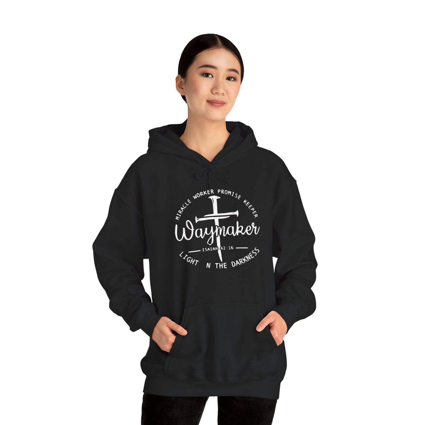 Faith Inspired Waymaker Hoodie - Cozy Sweatshirt for Faith Lovers and Celebrations