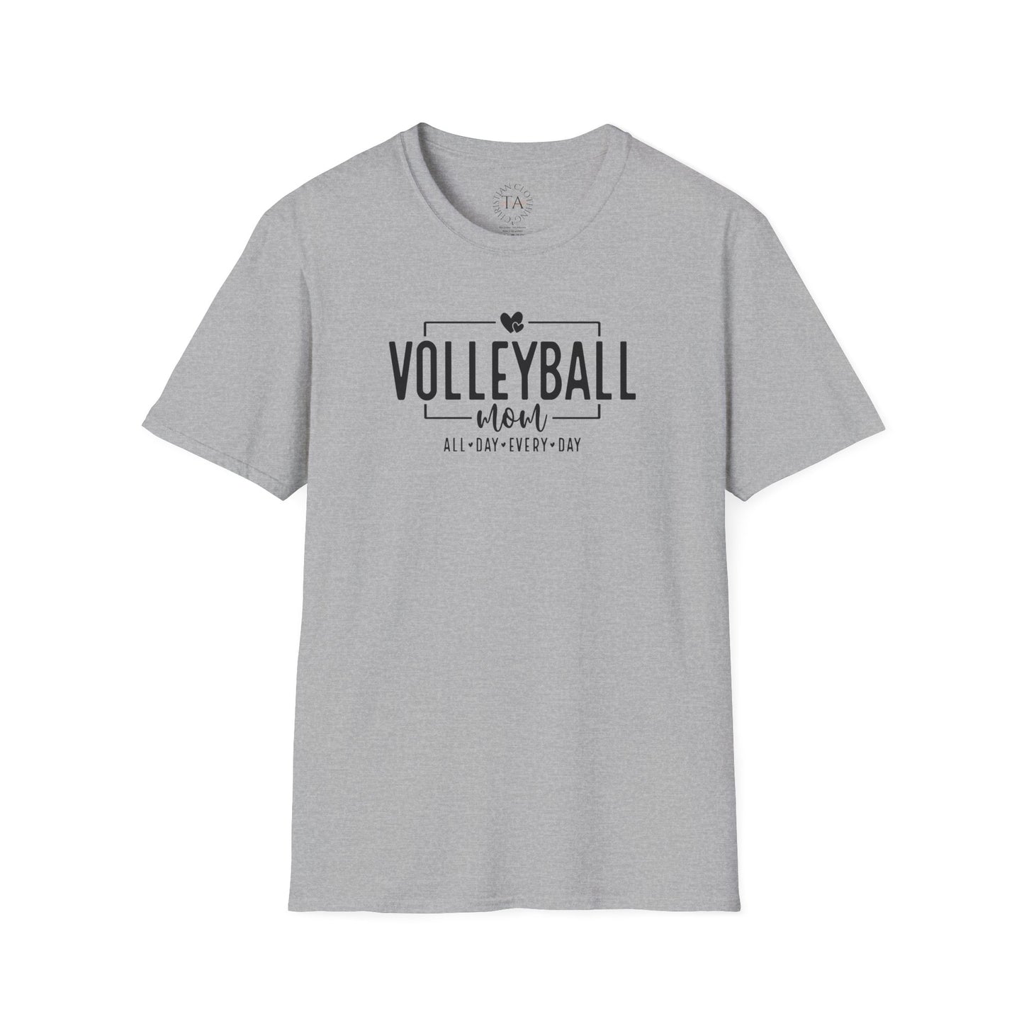 Volleyball Tee - All Day Every Day, Sports Shirt, Casual Wear, Gift for Athletes, Summer Outfit