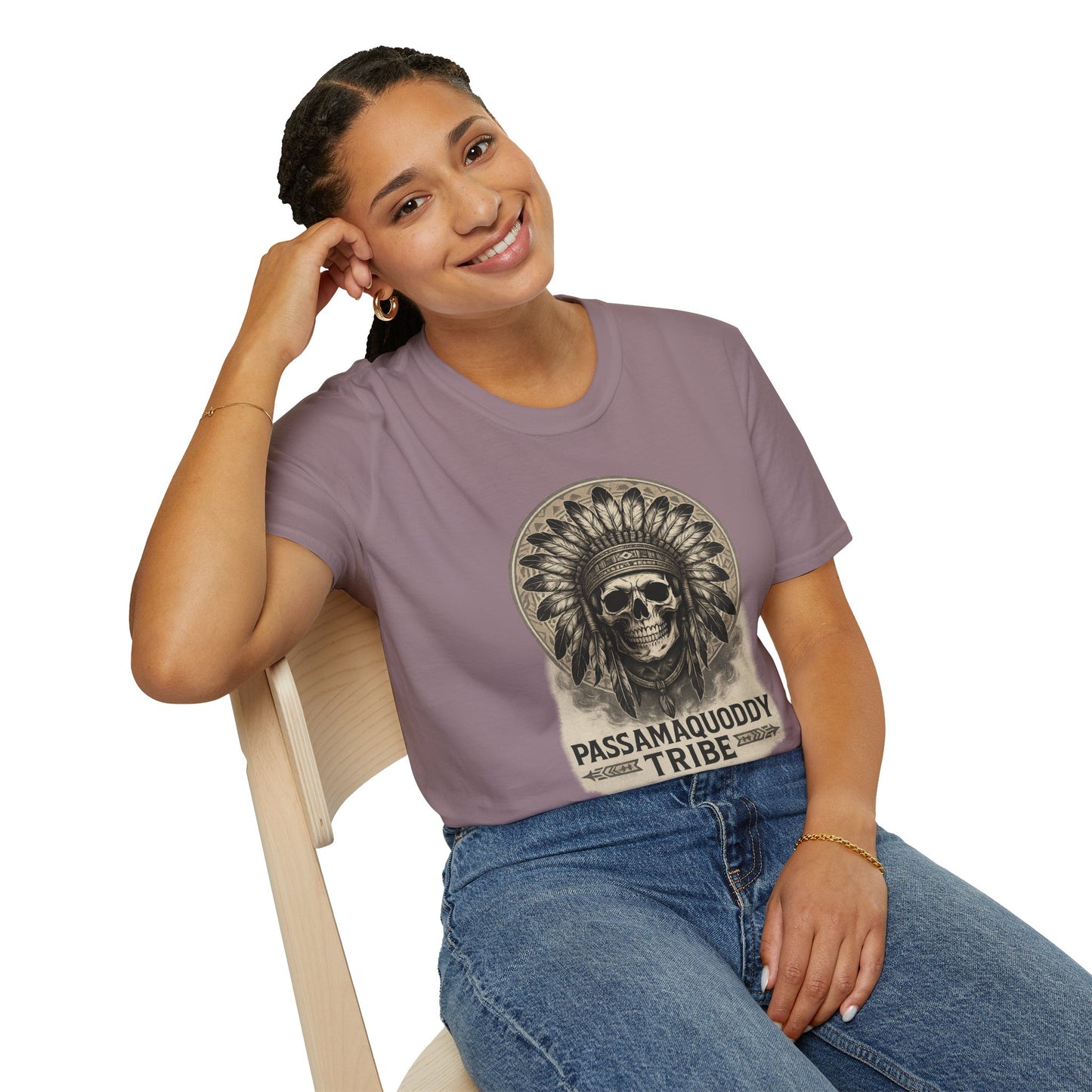 Tribal Graphic T-Shirt - Passamaquoddy Tribe Design9, Gift for Adventurers