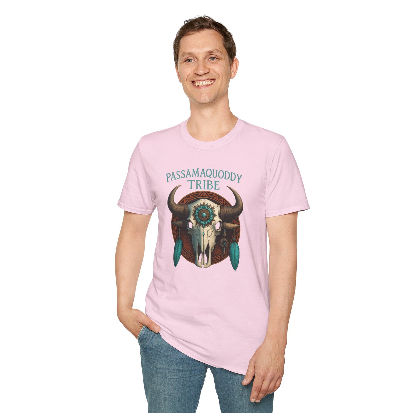 Tribal Graphic T-Shirt - Passamaquoddy Tribe Design, Gift for Adventurers