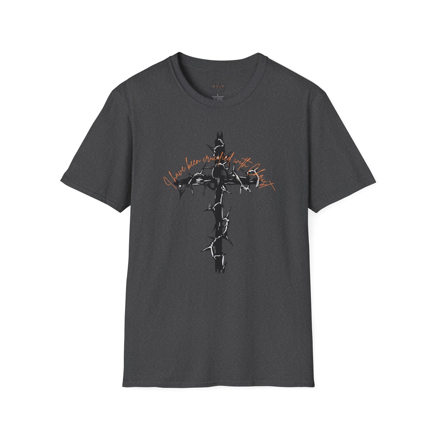 Faith Inspired Christian Cross Unisex T-Shirt - 'I Have Been Crucified with Christ' Design