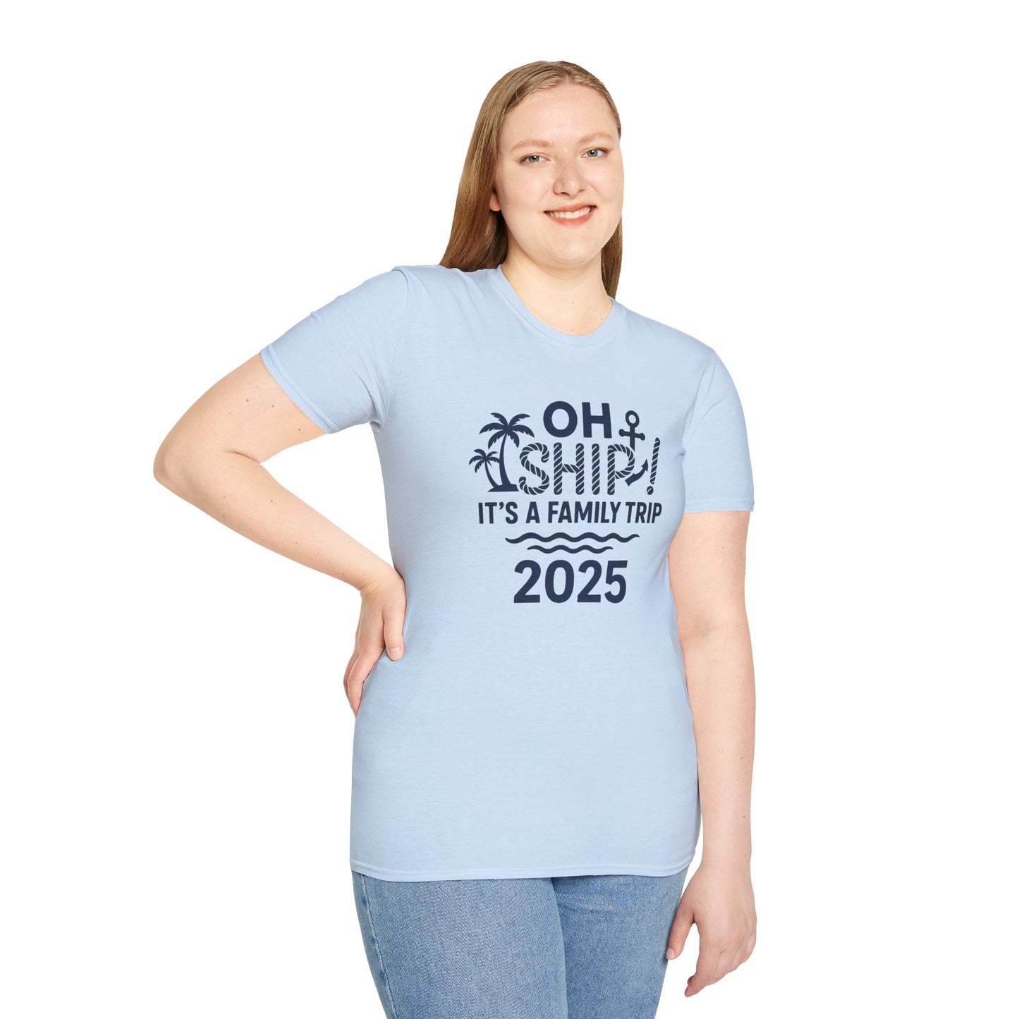Family Cruise Vacation T-Shirt - Oh Ship, It's A Family Trip