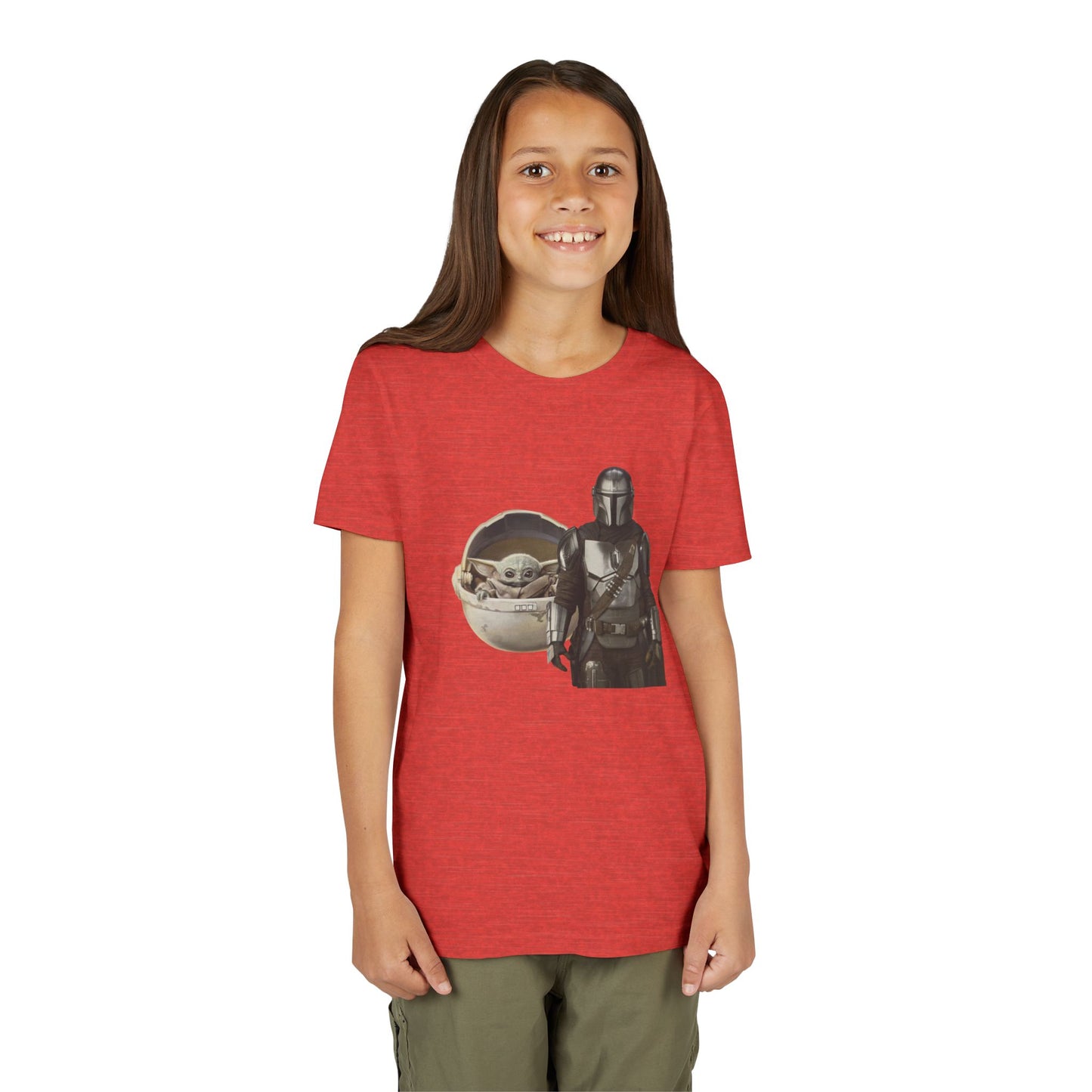 Kids Star Wars Inspired Youth Tee, Mandalorian T-Shirt, Grogu Shirt, Galaxy Adventure, Kids Summer Outfit, Birthday Gift