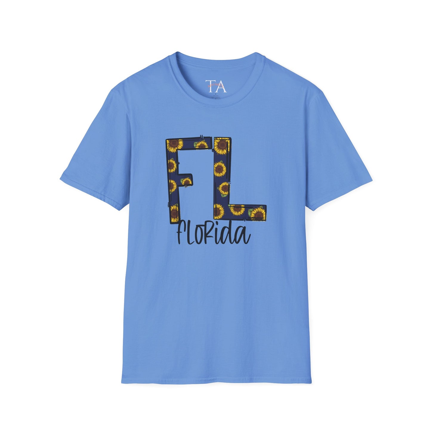 Florida Sunshine Unisex Softstyle T-Shirt, Florida T-Shirt, Graphic Tee, Summer Outfit, Gift for Floridians, Vacation Wear