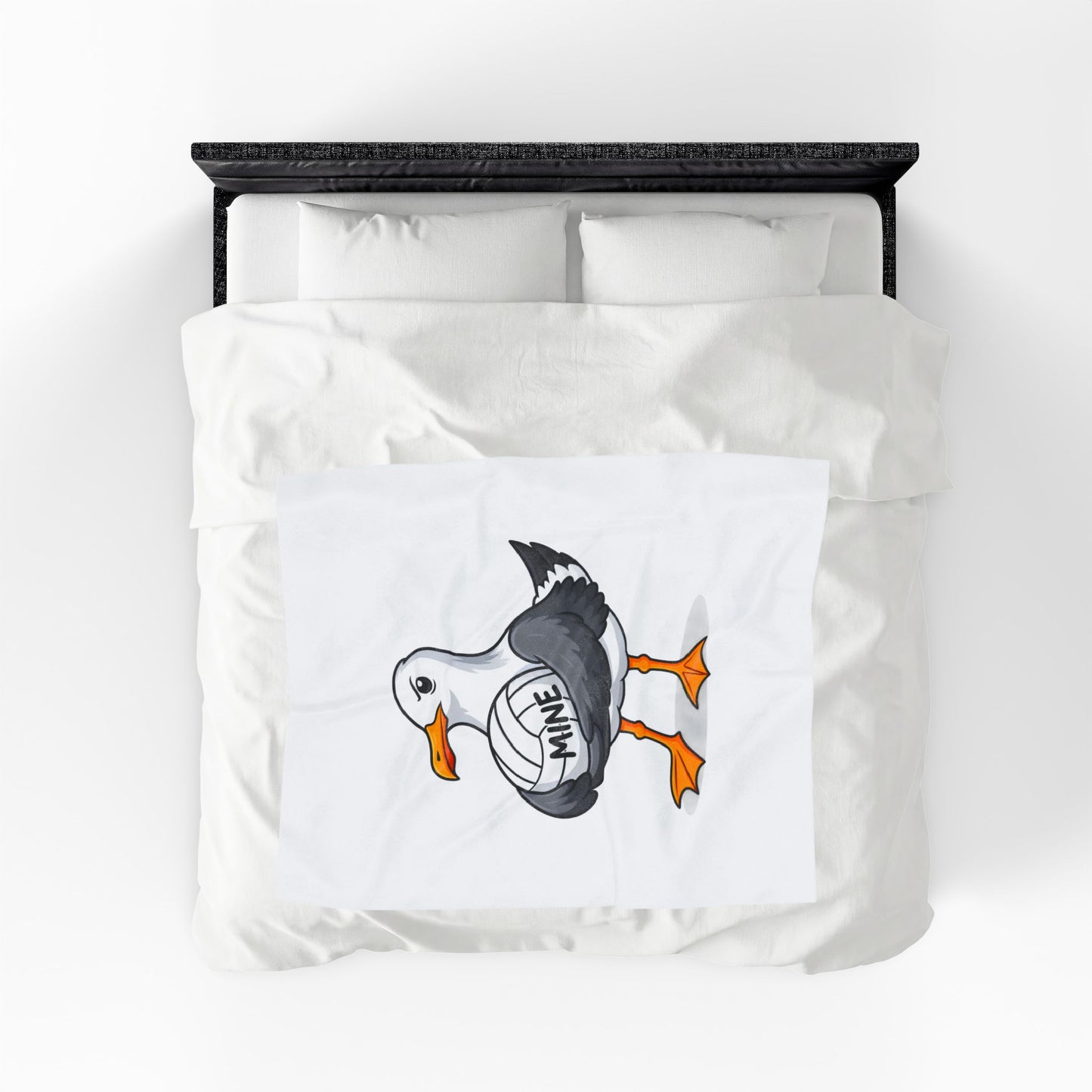 MINE Volleyball Seagull Velveteen Plush BlanketVelveteen