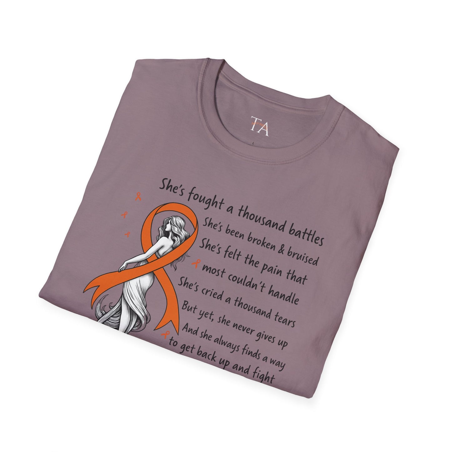 Leukemia Warrior T-Shirt - Unisex Softstyle Support Apparel
