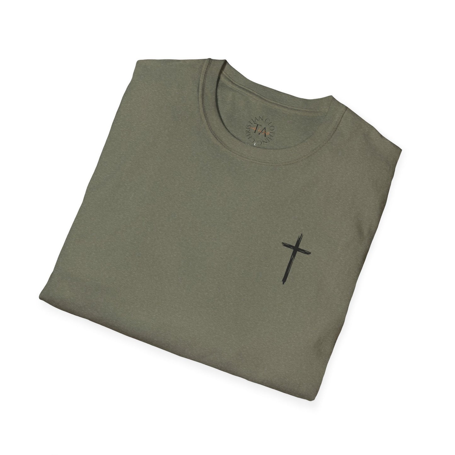 Faith Inspired Unisex Softstyle T-Shirt - 'BUT GOD' - Inspirational Gift for Believers
