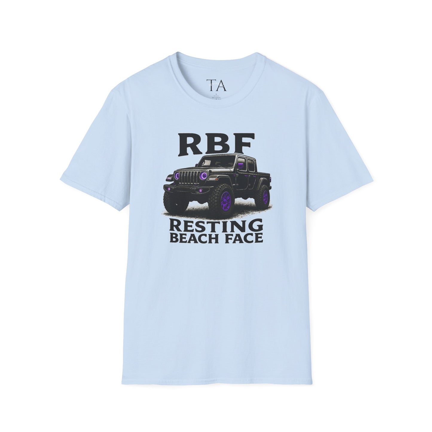 Resting Beach Face T-Shirt | Unisex Tee for Beach Lovers