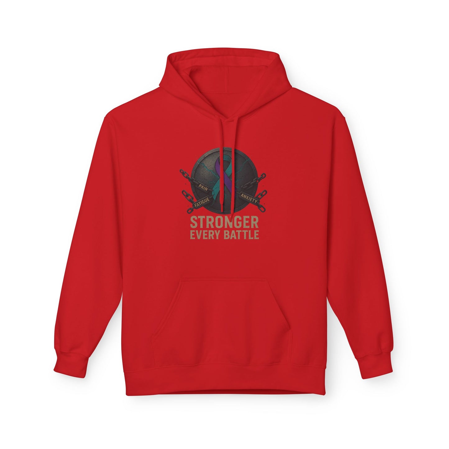 Fragile X Empowering Strength Hoodie - Unisex Midweight Softstyle Fleece, Casual Wear, Motivational Gift, Workout Fashion, Everyday Comfort