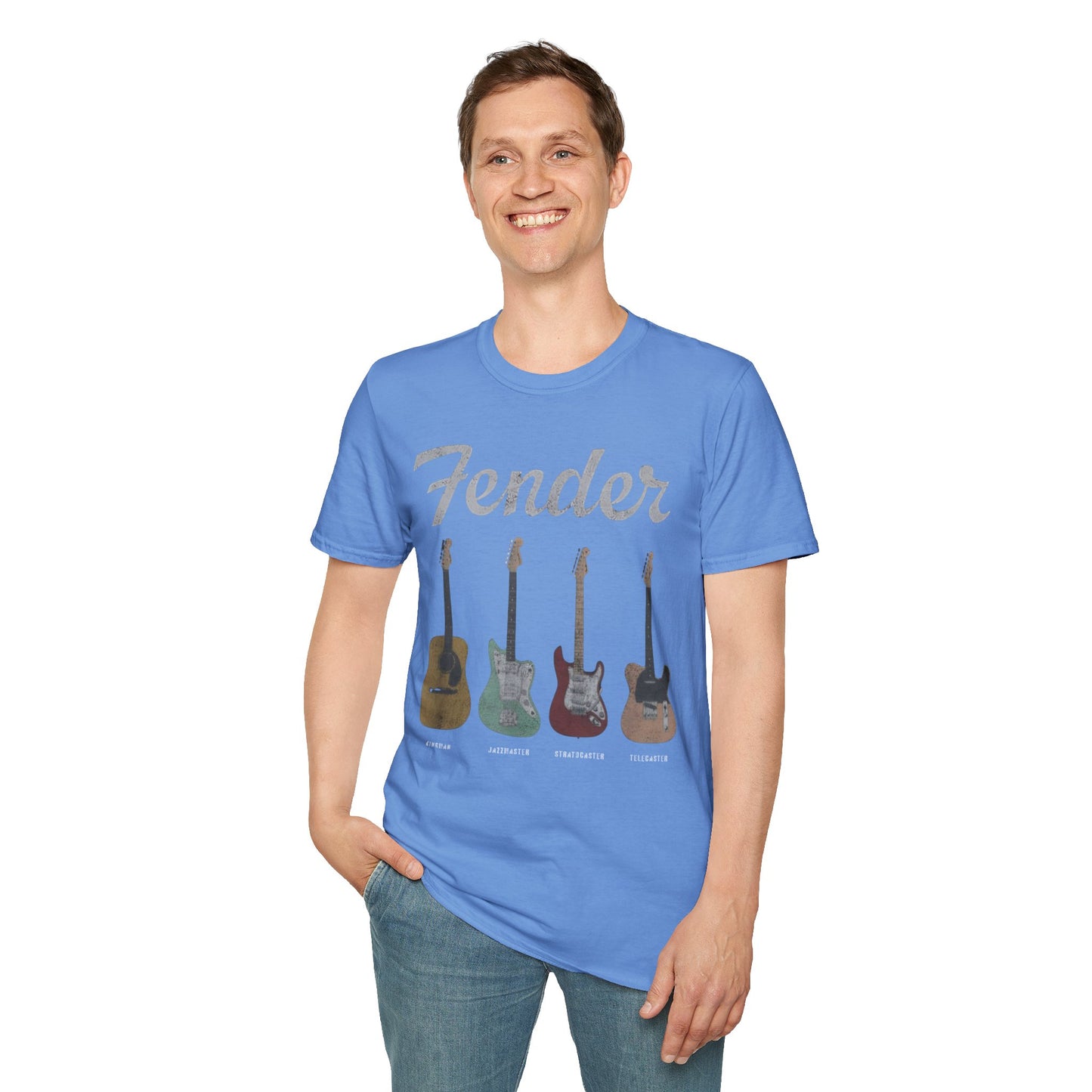 Guitar Lovers T-Shirt - Vintage Style Rock Band Tee