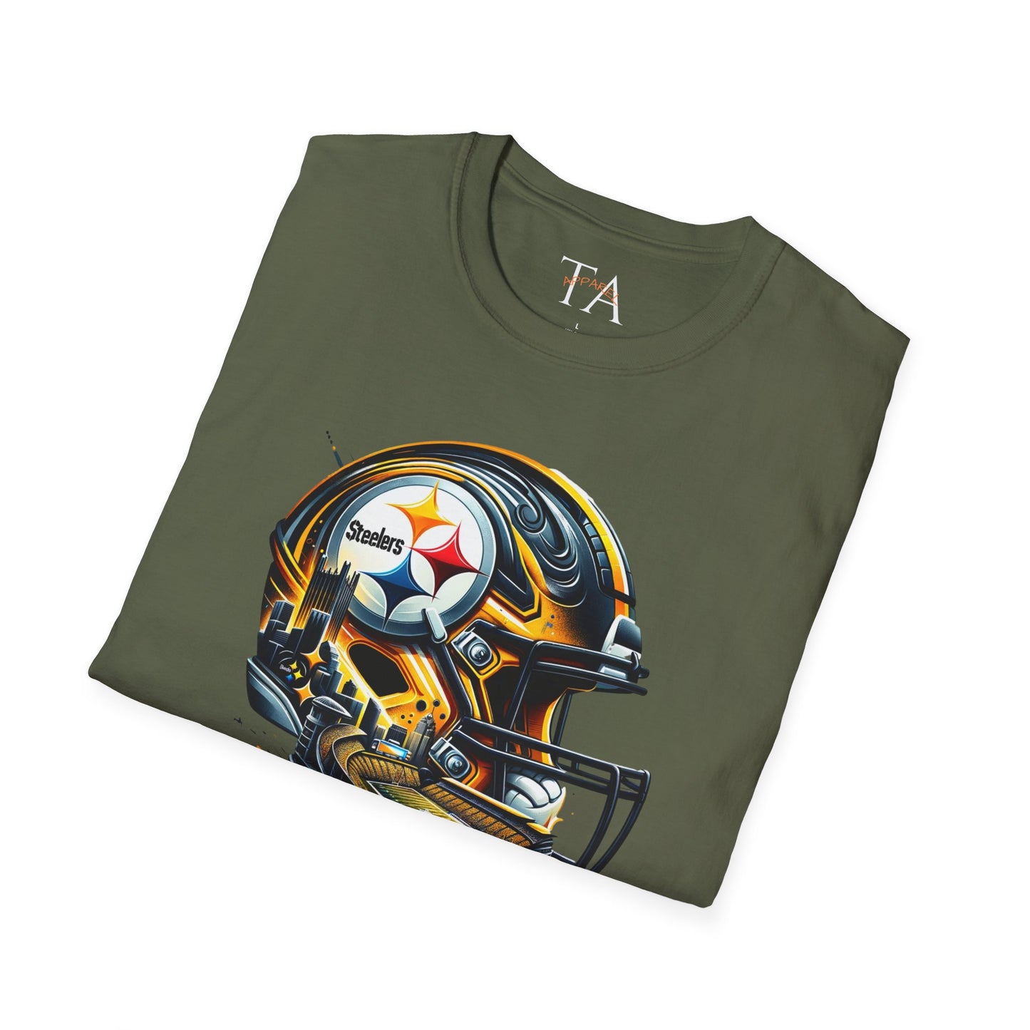 Bold Football Helmet Unisex T-Shirt | Sports Fan Tee