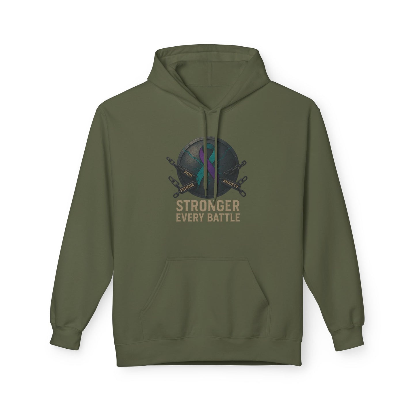 Fragile X Empowering Strength Hoodie - Unisex Midweight Softstyle Fleece, Casual Wear, Motivational Gift, Workout Fashion, Everyday Comfort