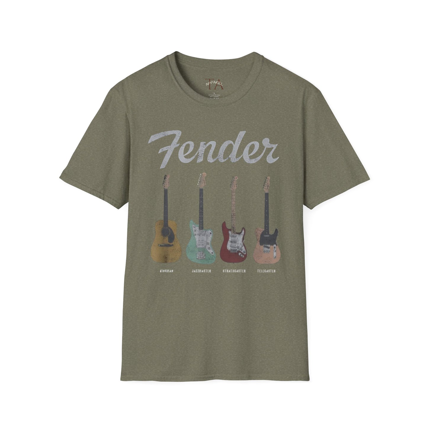 Guitar Lovers T-Shirt - Vintage Style Rock Band Tee