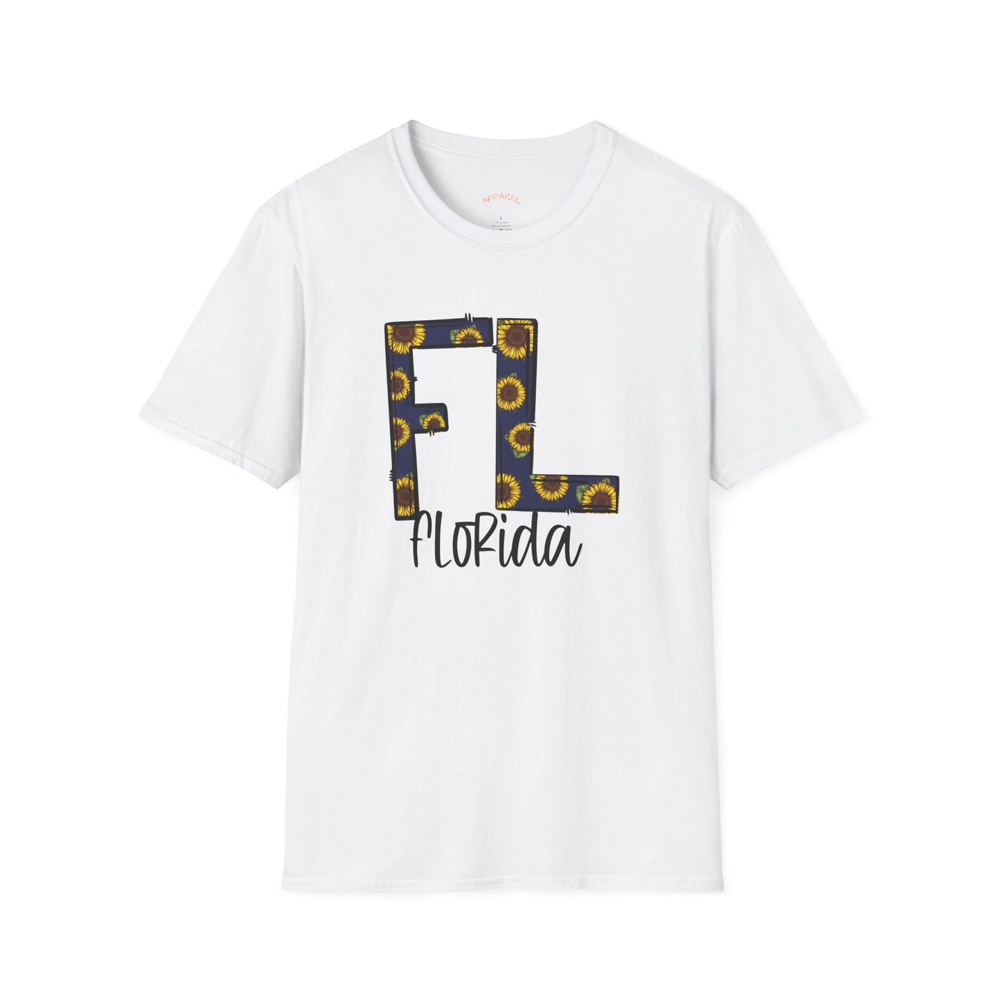 Florida Sunshine Unisex Softstyle T-Shirt, Florida T-Shirt, Graphic Tee, Summer Outfit, Gift for Floridians, Vacation Wear