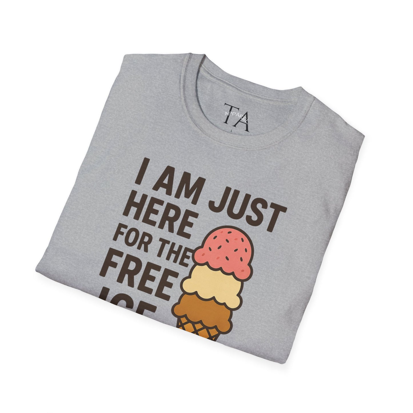 Ice Cream Lover's Unisex T-Shirt, Funny Graphic Tee, Summer Apparel, Sweet Treats Gift, Birthday Humor Shirt