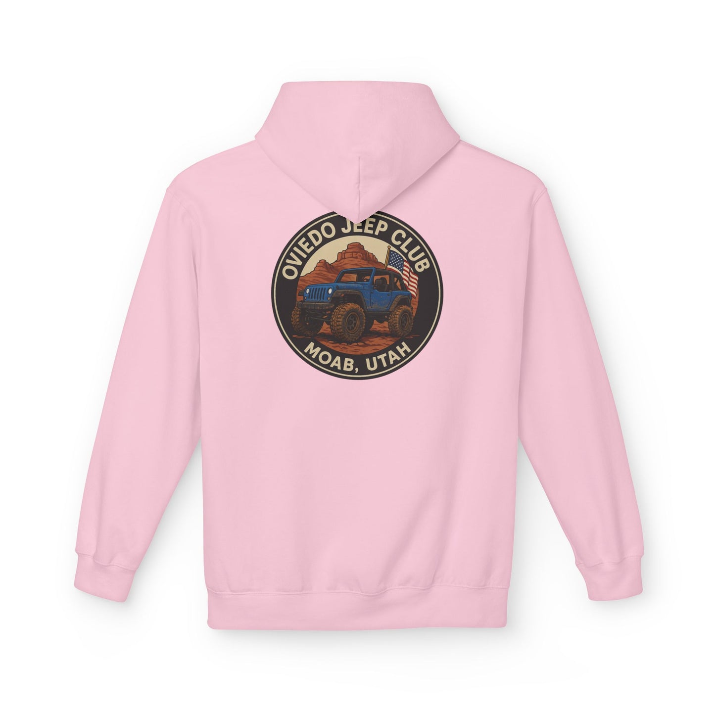 Oviedo Jeep Club Adventure Fleece Hoodie - Oviedo Jeep Club Outdoor Apparel for Jeep Lovers