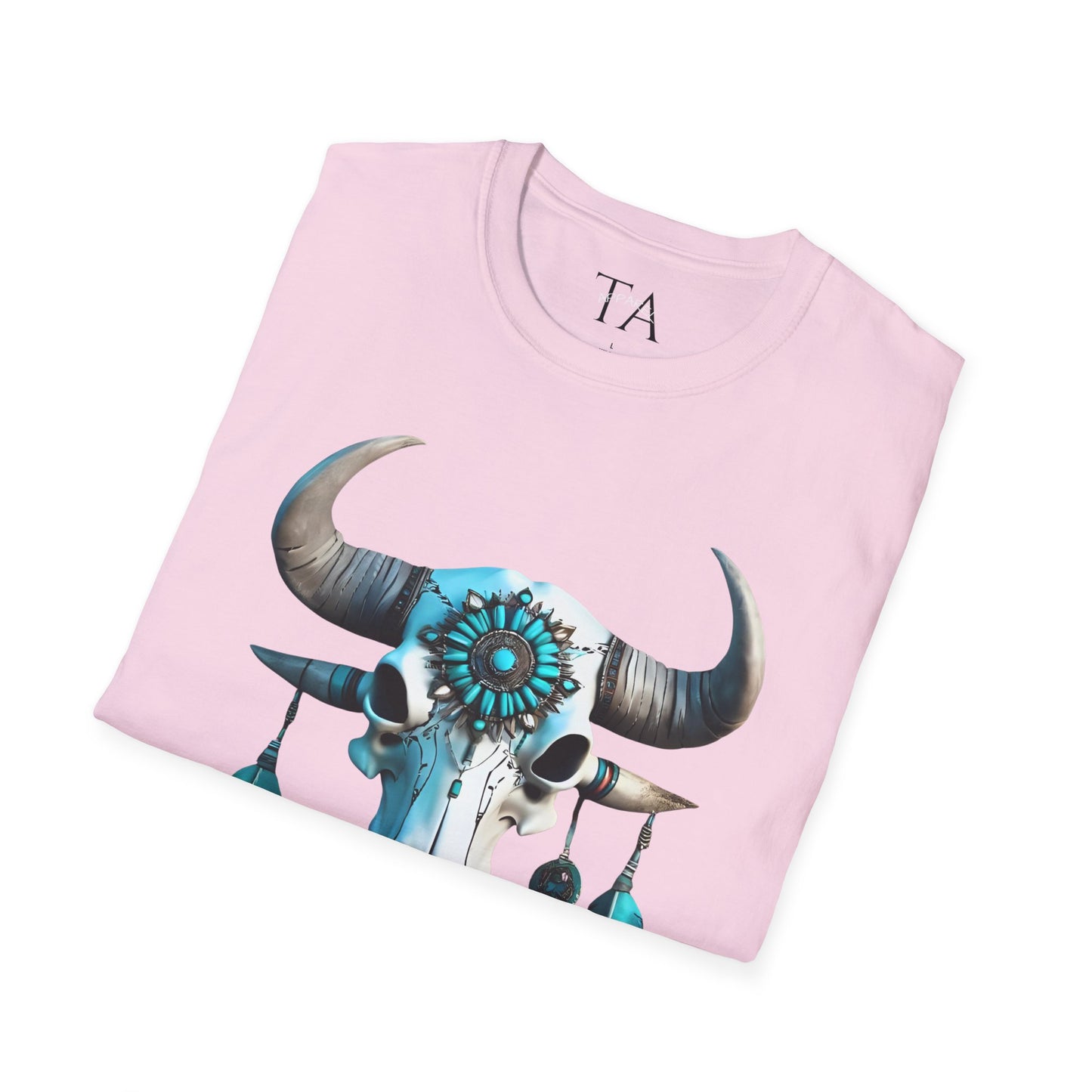 Native American Turquoise Buffalo Skull Tee - Unisex Jersey