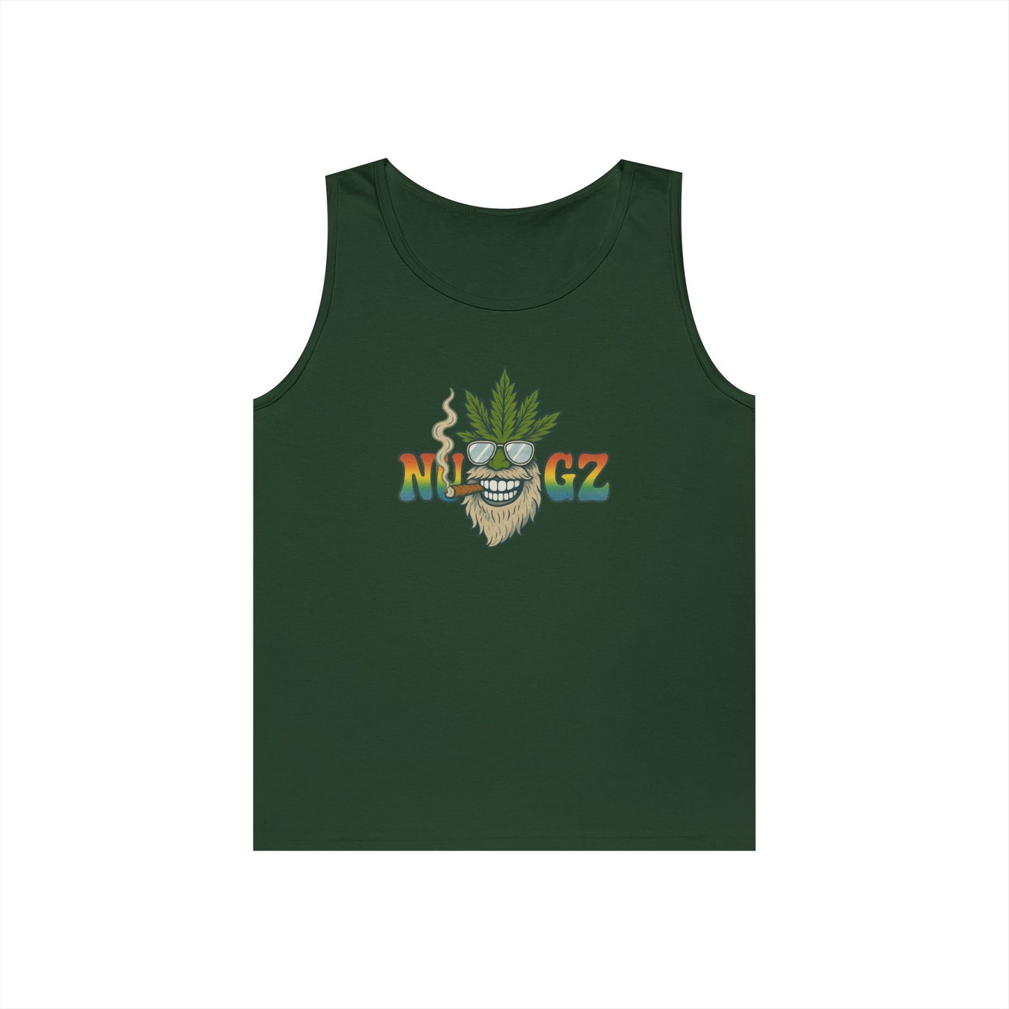 NUGZ Chill Vibes Tank Top | Retro Cannabis Design