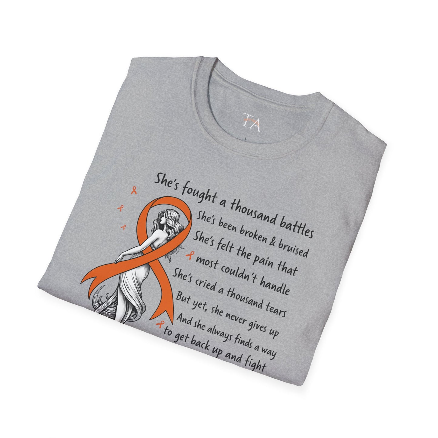 Leukemia Warrior T-Shirt - Unisex Softstyle Support Apparel