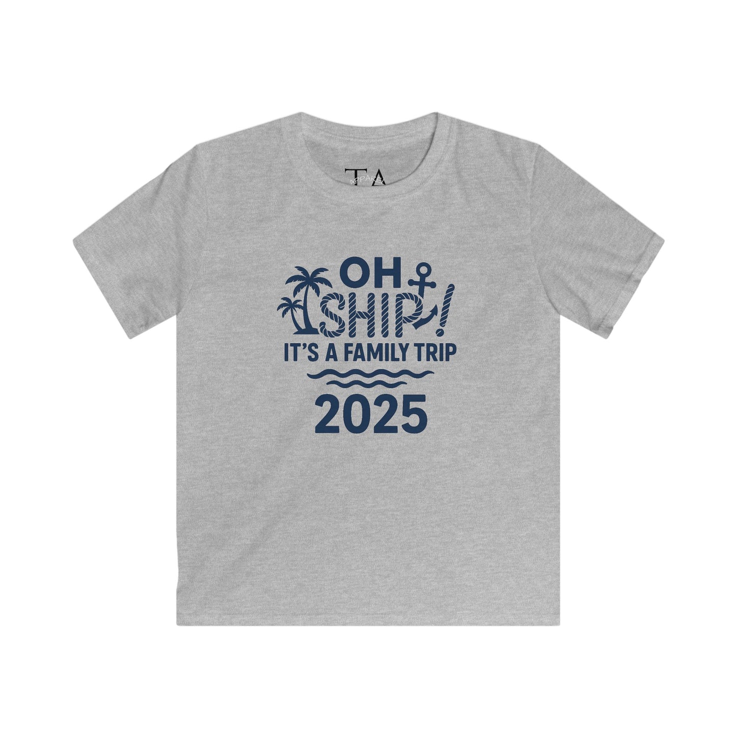 Family Cruise Vacation T-Shirt - Oh Ship, It's A Family Trip