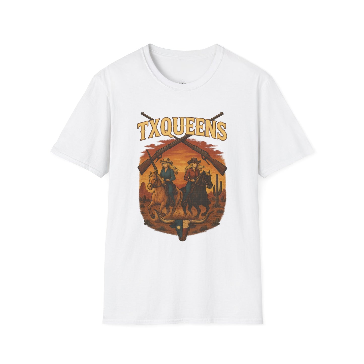 TXQUEENS Western Graphic Unisex T-Shirt