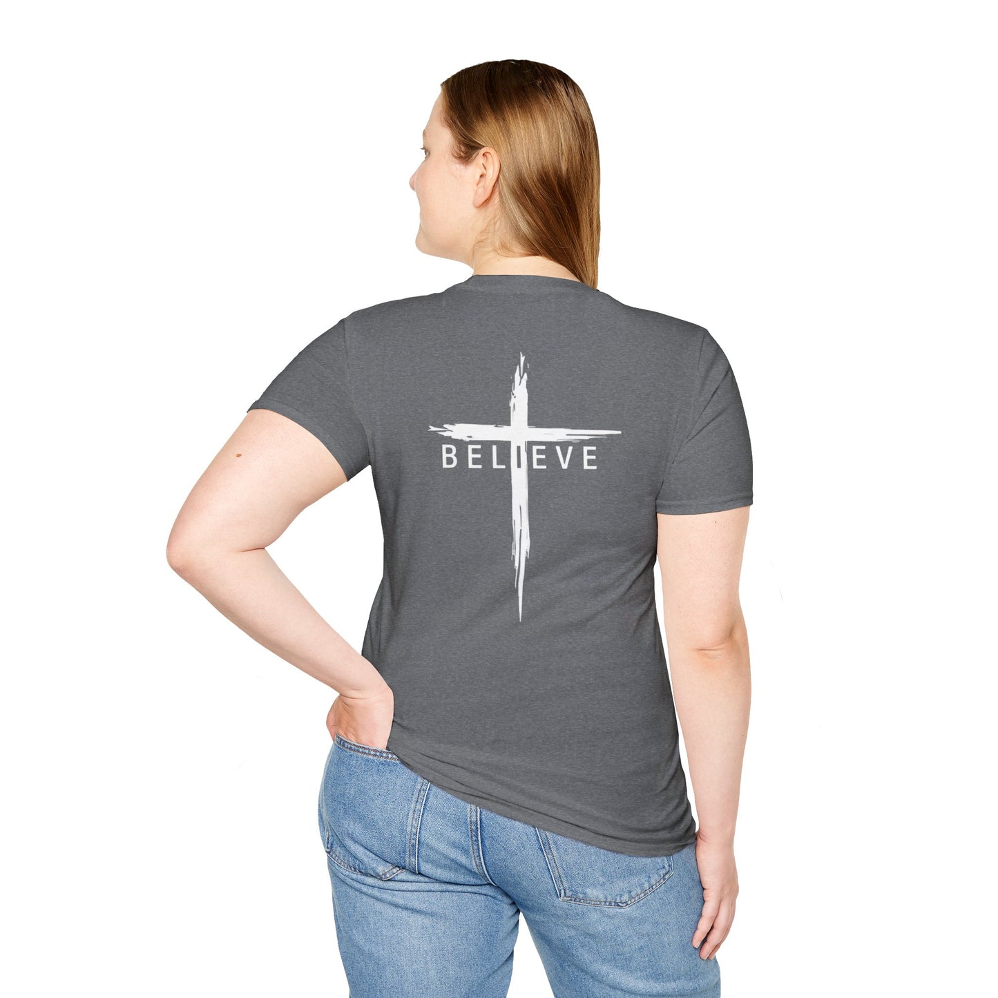 Faith Inspired Believe Cross Unisex T-Shirt