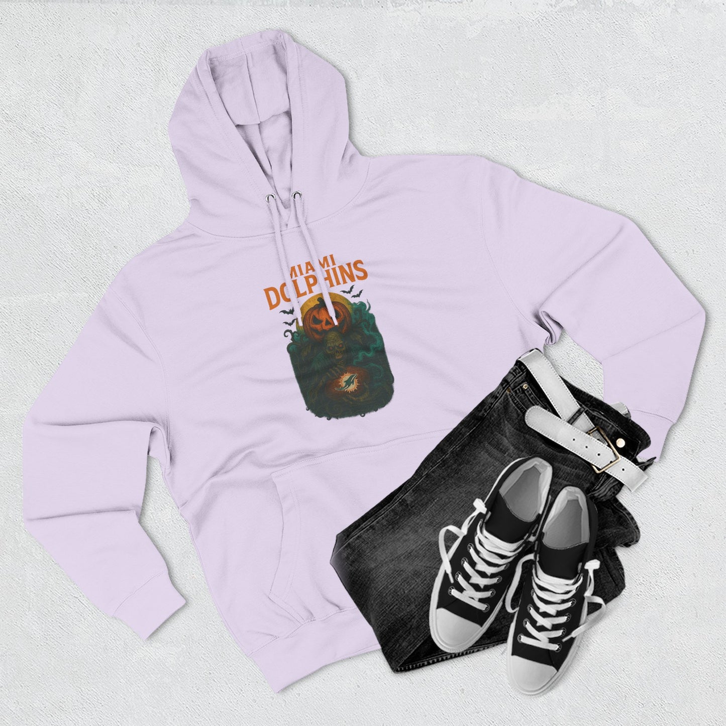 Halloween Cozy Dolphin Fleece Hoodie: Ocean Lovers, Casual Wear, Animal Lovers Gift, Beach Days, Relaxing at Home. Sea Life Graphic