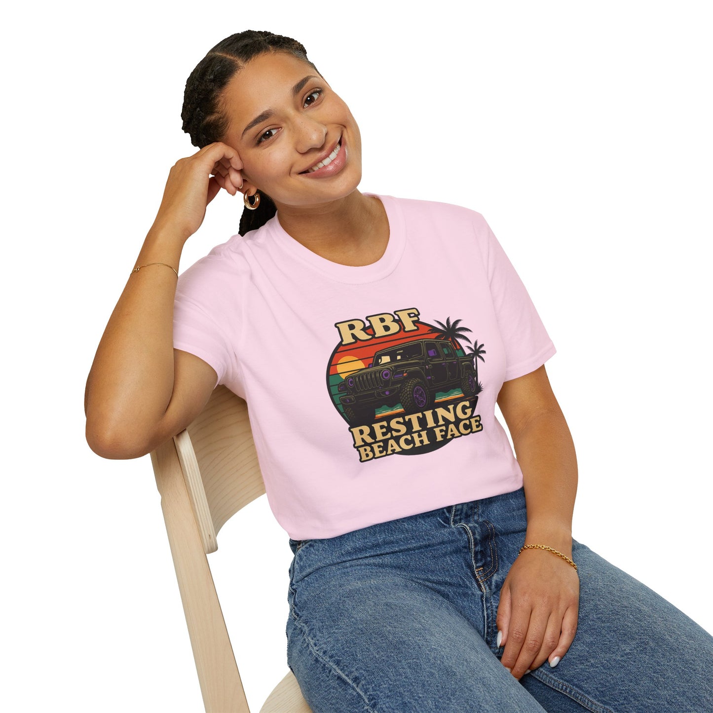 Resting Beach Face T-Shirt | Resting Beach Face | Summer Casual Wear, Vacation Tee, Beach Lover Gift, Relaxed Style, Unisex Apparel
