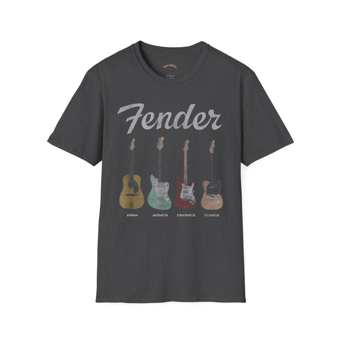 Guitar Lovers T-Shirt - Vintage Style Rock Band Tee