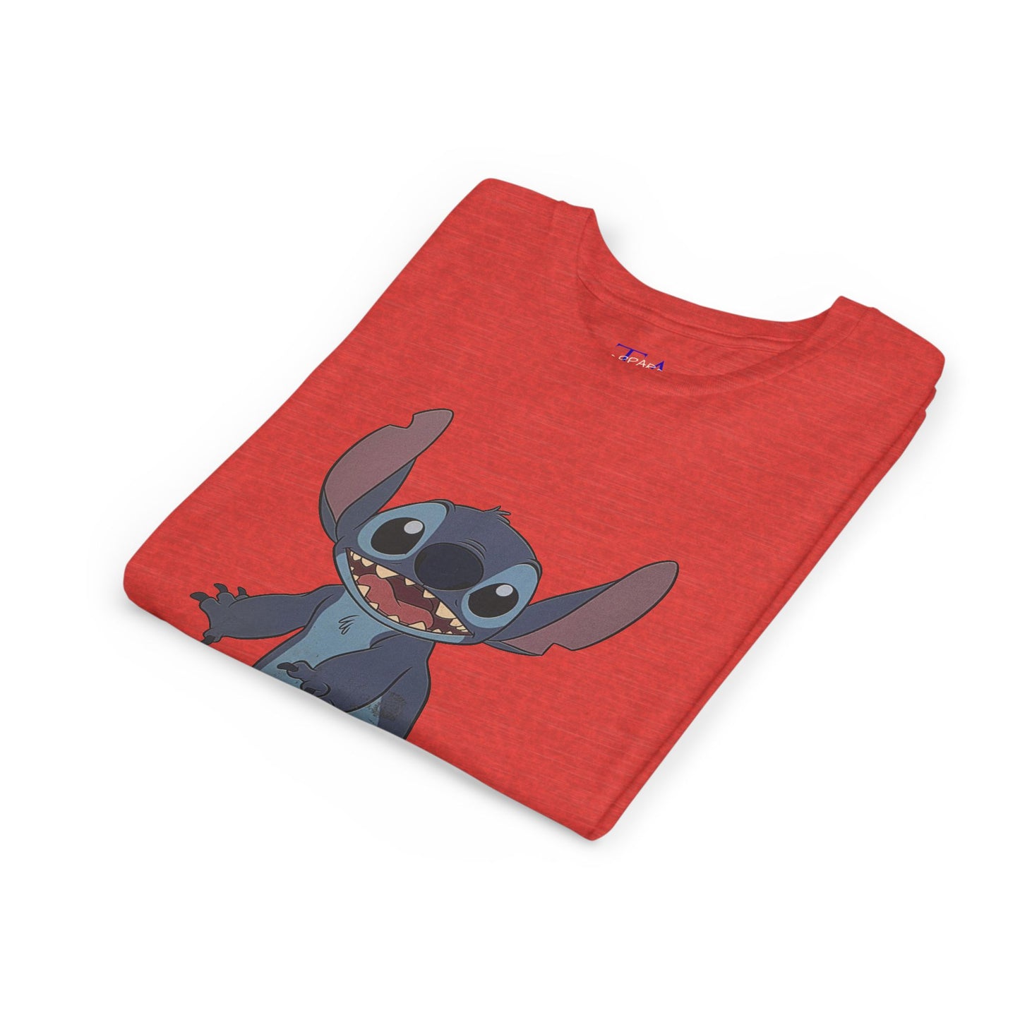 Kids Short Sleeve Tee with Stitch, Cute Kids Tee, Fun Gift for Boys & Girls, Birthday Gift, Summer Wear, Kids' Fashion