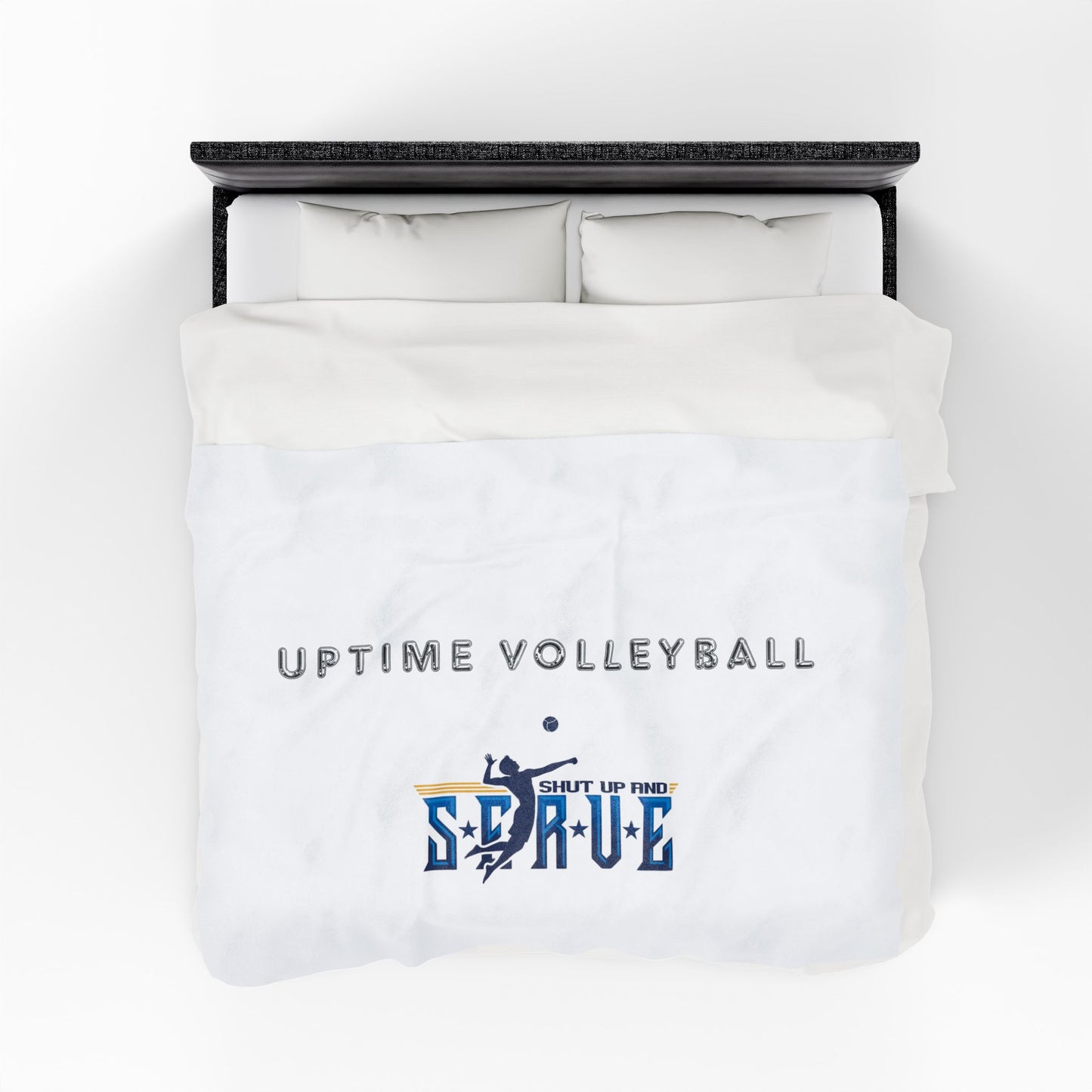 Uptime Volleyball Velveteen Plush Blanket, Cozy Sports Gift, Personalized Throw for Athletes, Warm Decor for Fans, Volleyball Lover's [...]