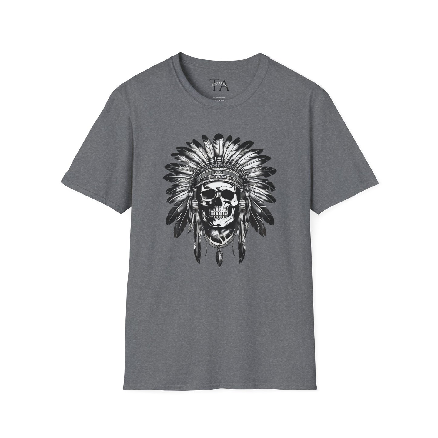Native American Skull Graphic Unisex T-Shirt