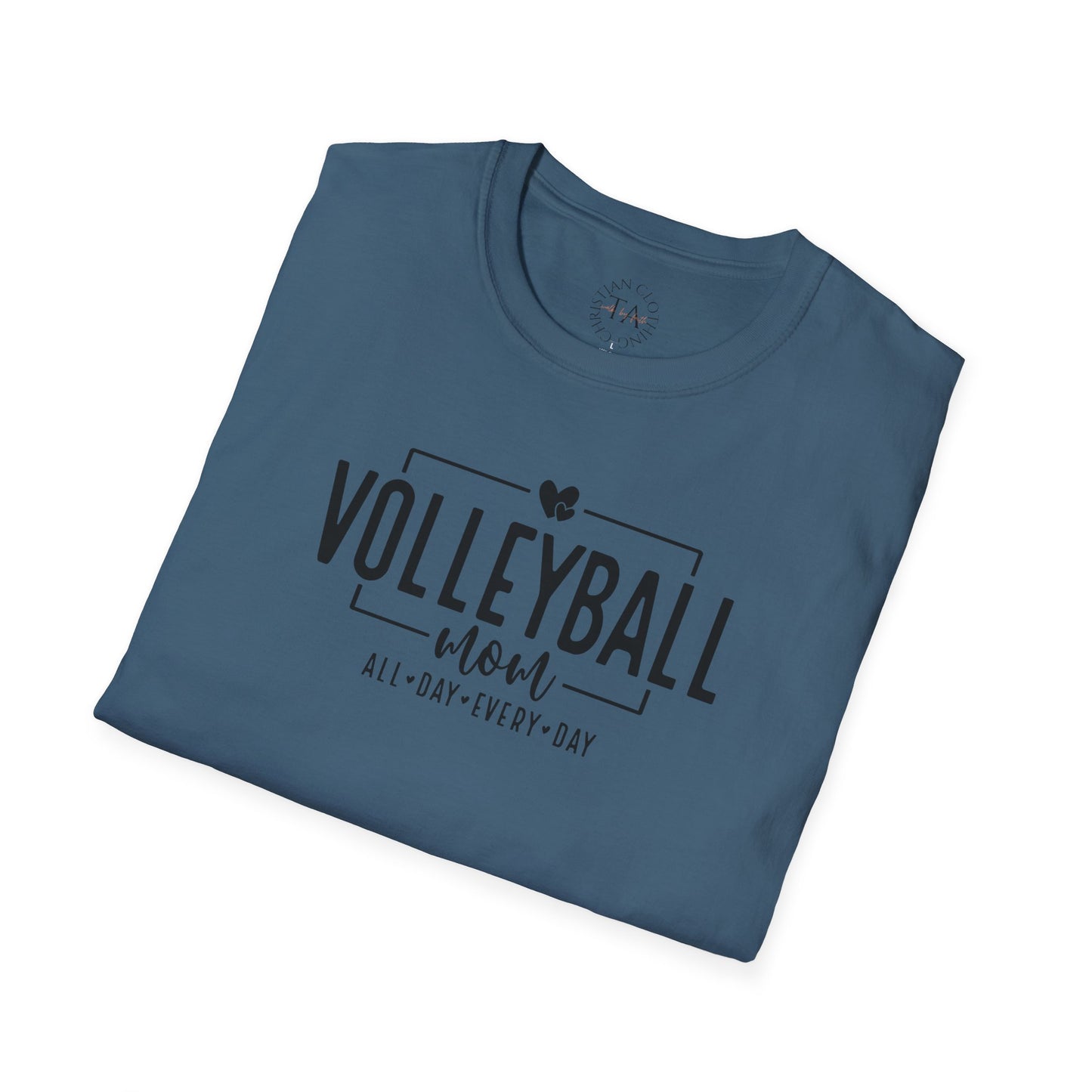 Volleyball Tee - All Day Every Day, Sports Shirt, Casual Wear, Gift for Athletes, Summer Outfit