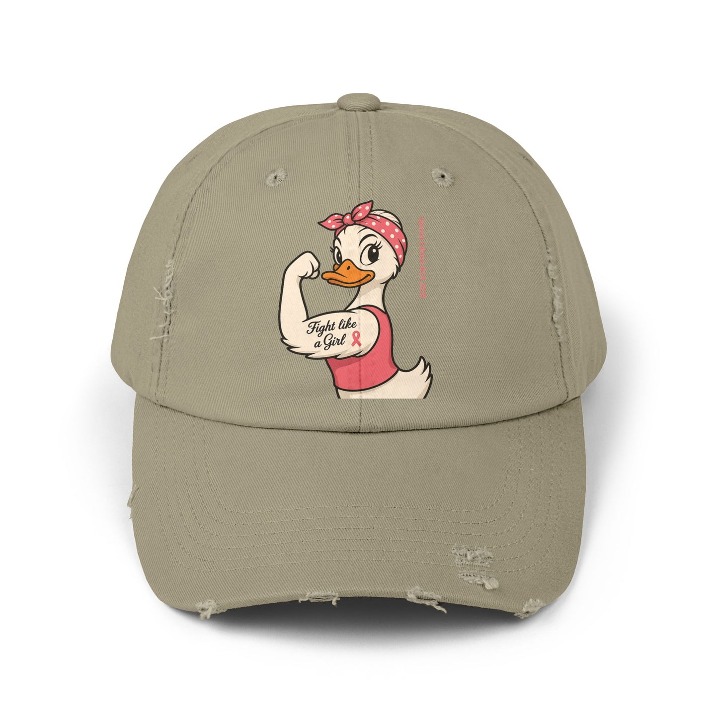 Breast Cancer Awareness - Fight Like a Girl - Roxie the Riveter Duck