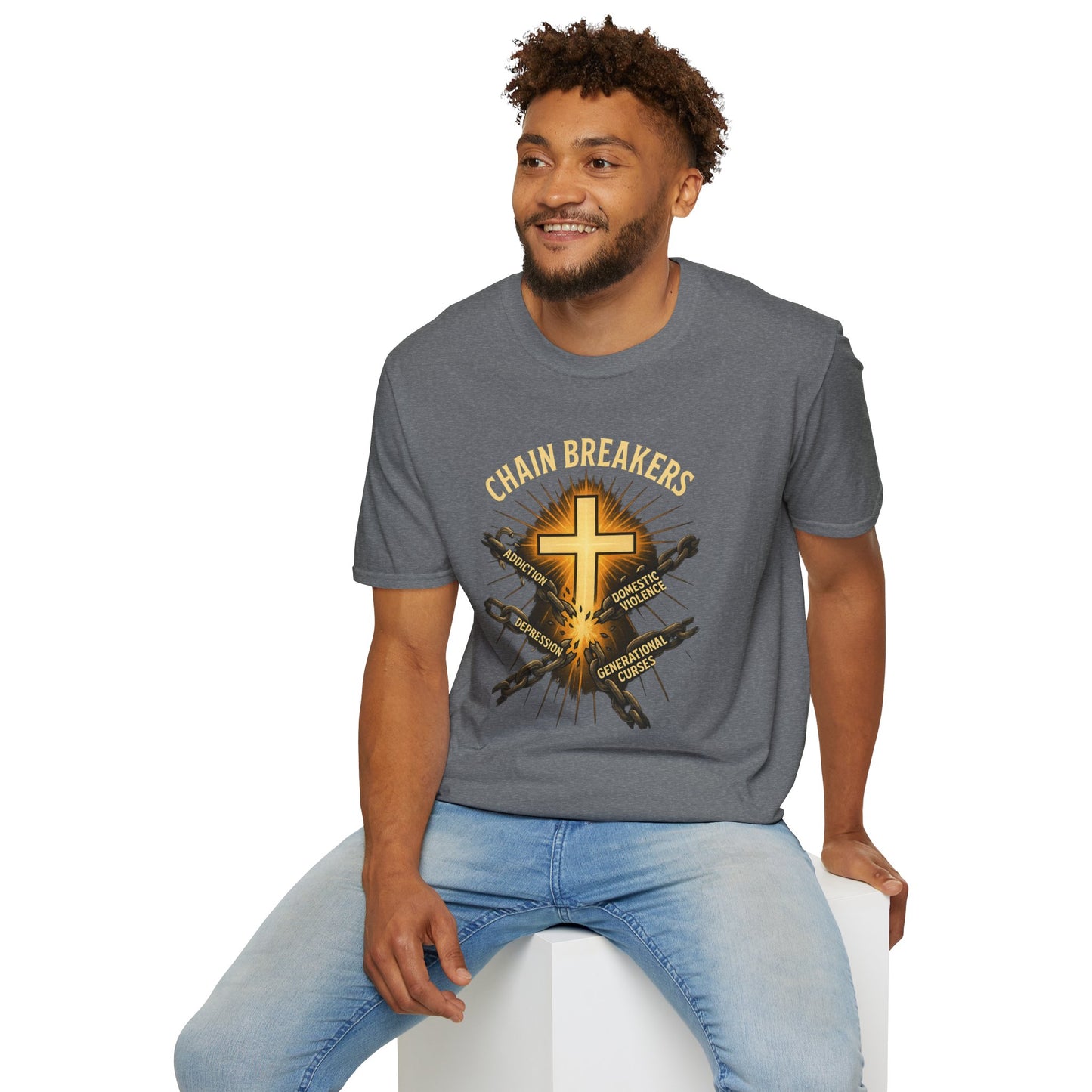 Chain Breakers T-Shirt - Breaking Chains of Addiction and Domestic Violence