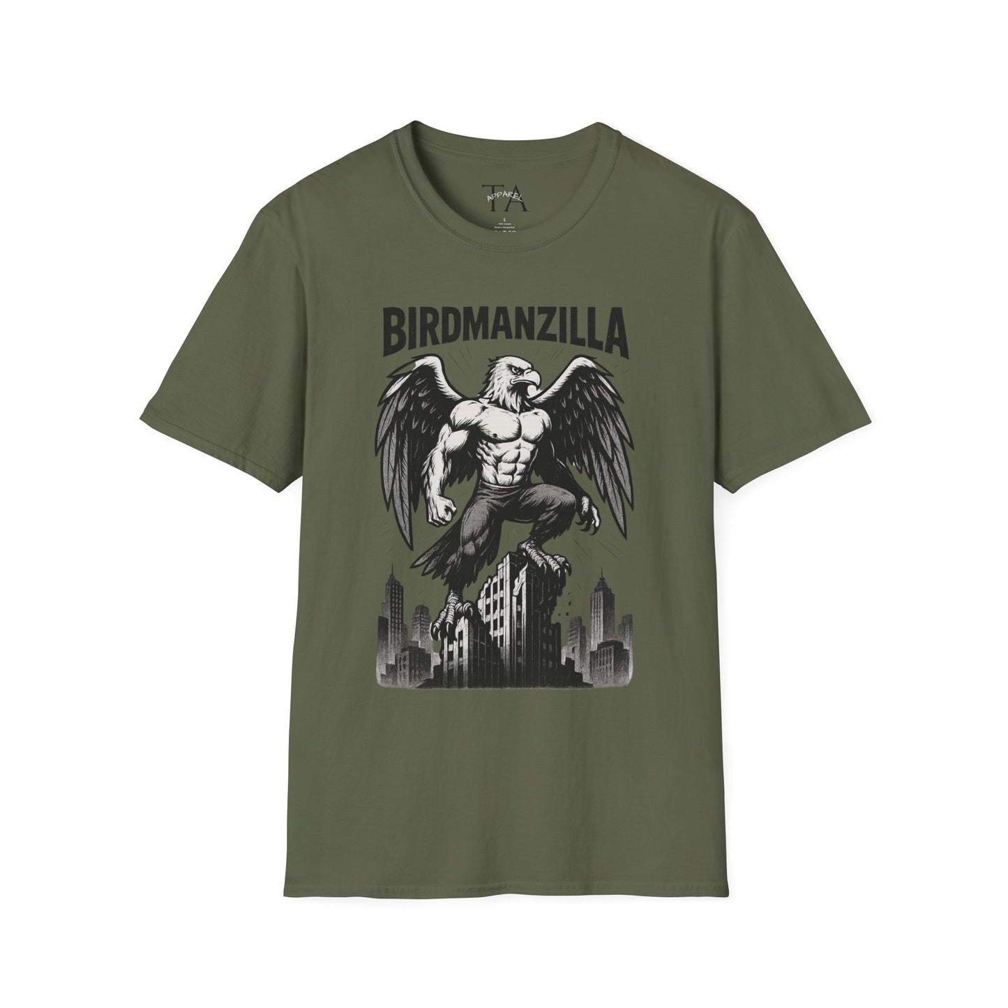Birdmanzilla Graphic Tee - Unisex T-Shirt, Casual Wear, Unique Gift, Men's Fashion