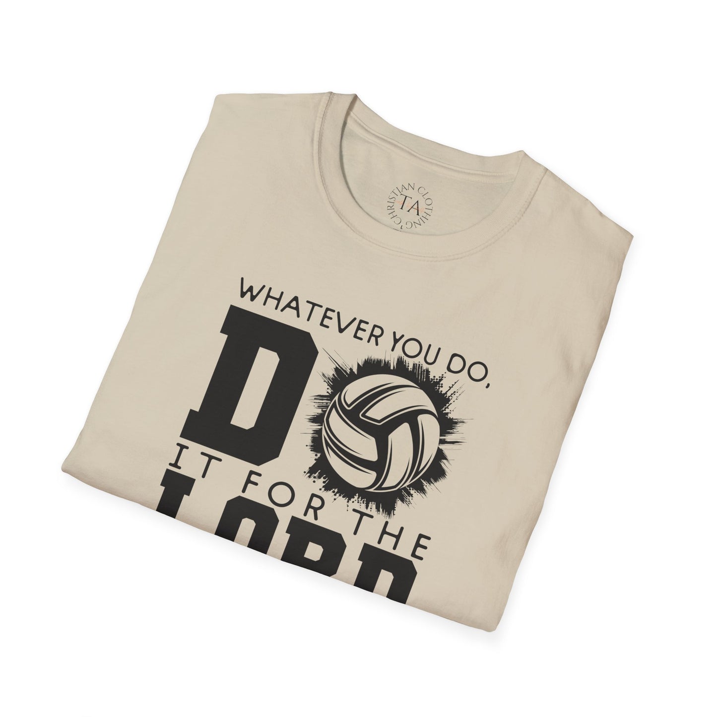 Volleyball Christian Unisex T-Shirt - Do it for the Lord