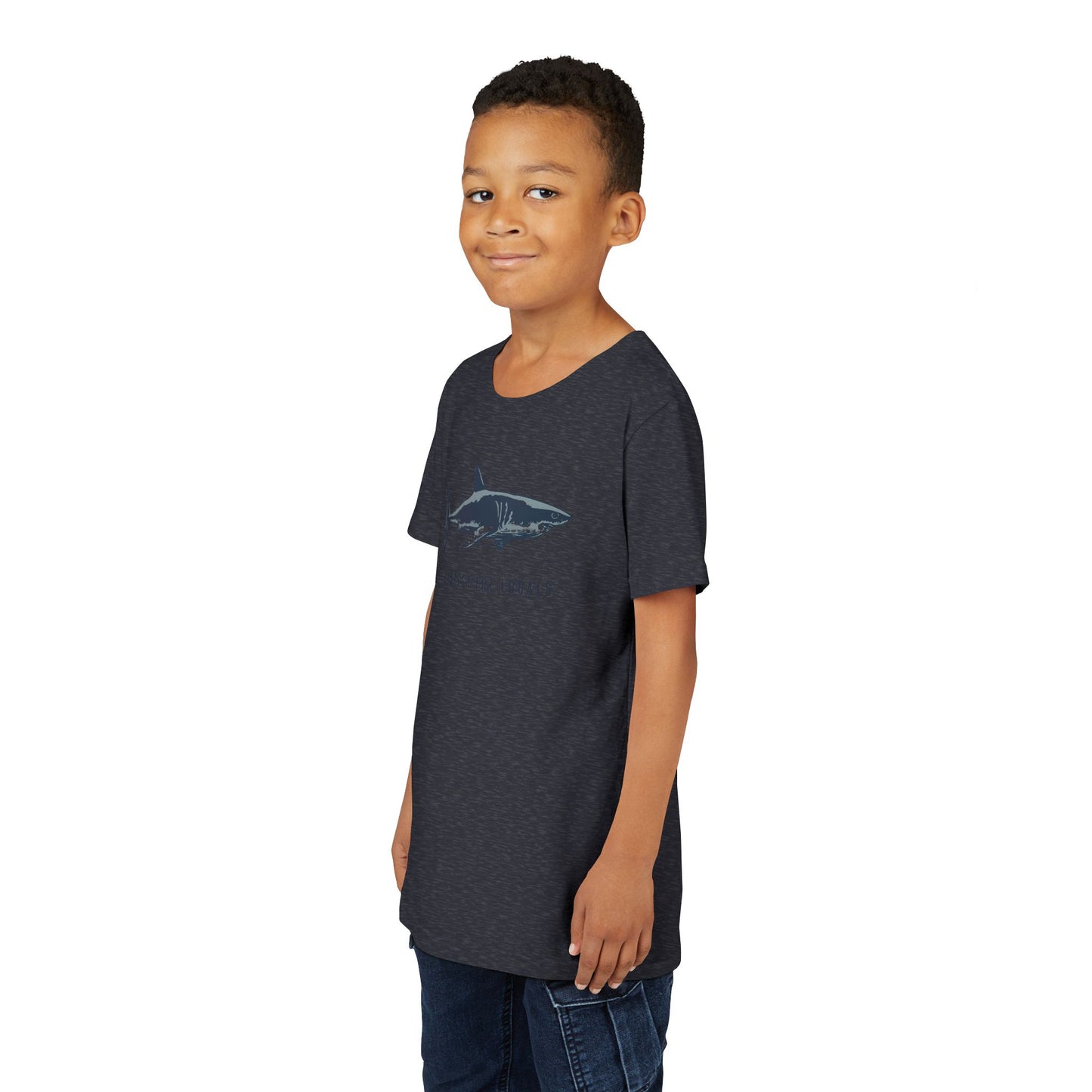 Kids Shark Youth Tee | Respect The Locals | Shark Lovers Shirt
