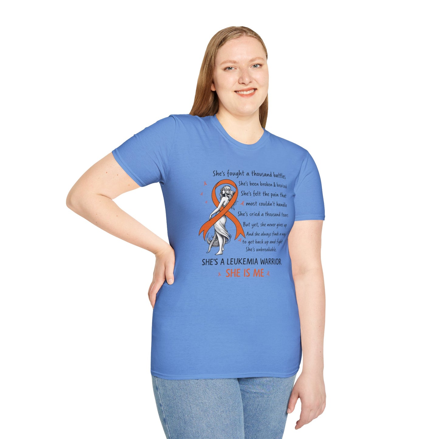 Leukemia Warrior T-Shirt - Unisex Softstyle Support Apparel