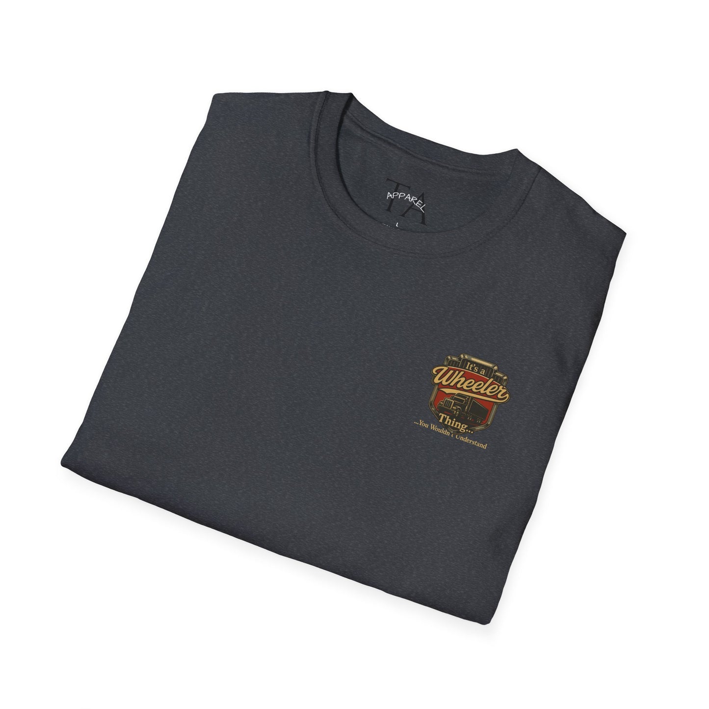"It's a Wheeler Thing" Unisex Softstyle T-Shirt, Ideal for Truck Lovers, Gifts for Drivers, Casual Wear, Perfect for Birthdays, Father's Day