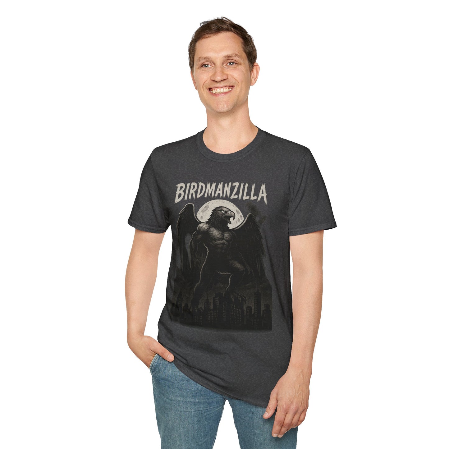 Birdmanzilla Graphic Tee - Unisex T-Shirt, Casual Wear, Unique Gift, Men's Fashion