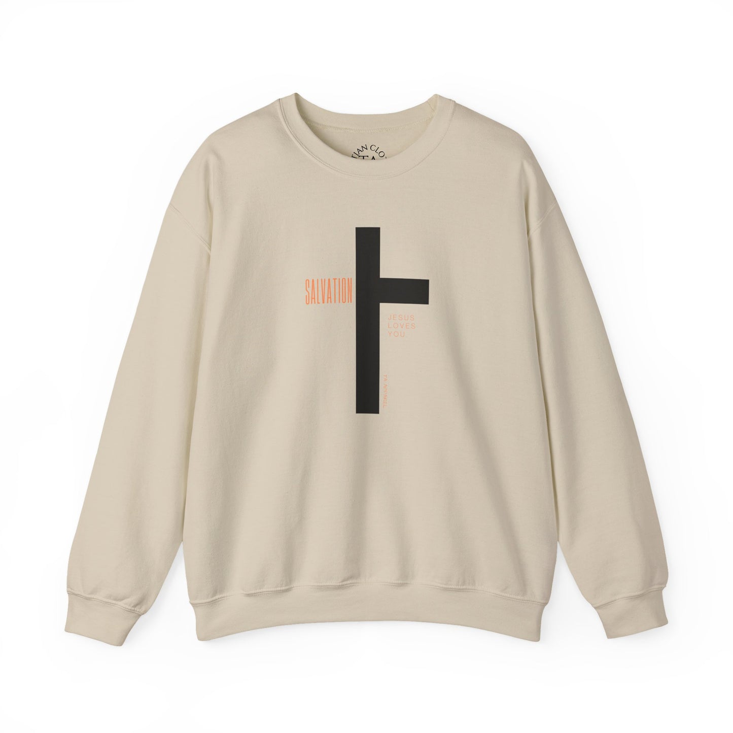 Faith Inspired Salvation Cross Sweatshirt