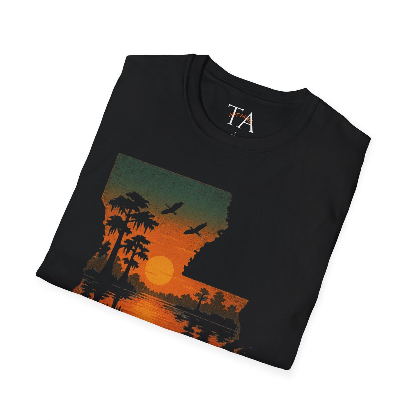 Louisiana Sunset T-Shirt | Nature Lover Gift, Unisex Tee, Travel Souvenir, Outdoor Apparel, Unique Design