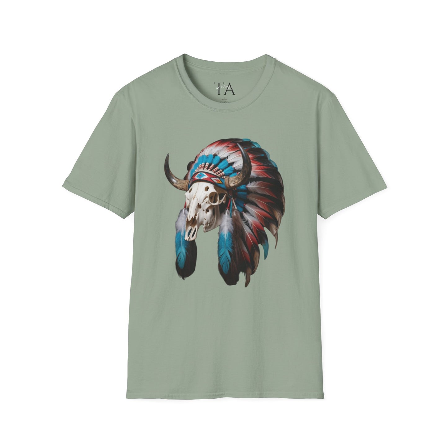 Native American Tribal Skull T-Shirt