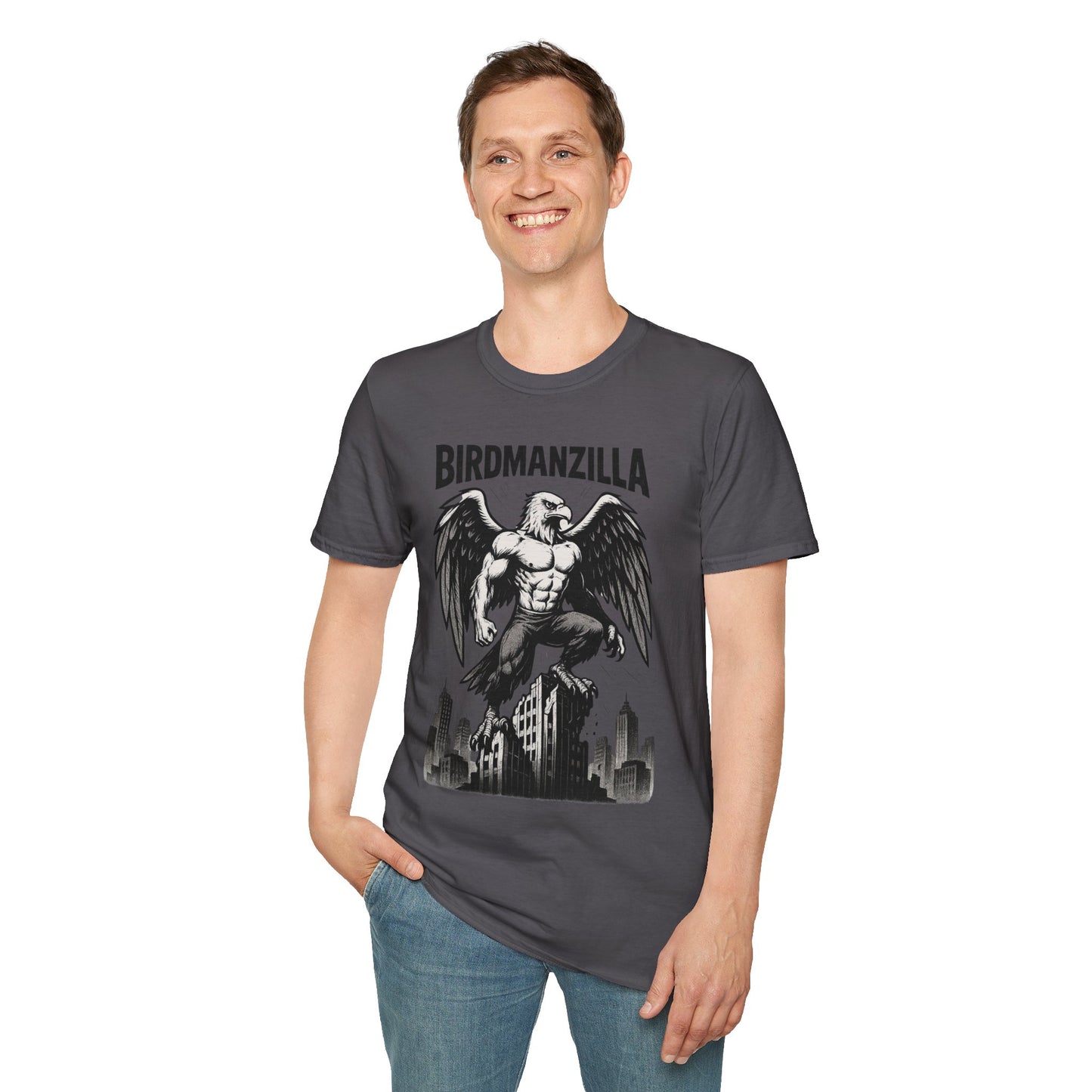 Birdmanzilla Graphic Tee - Unisex T-Shirt, Casual Wear, Unique Gift, Men's Fashion